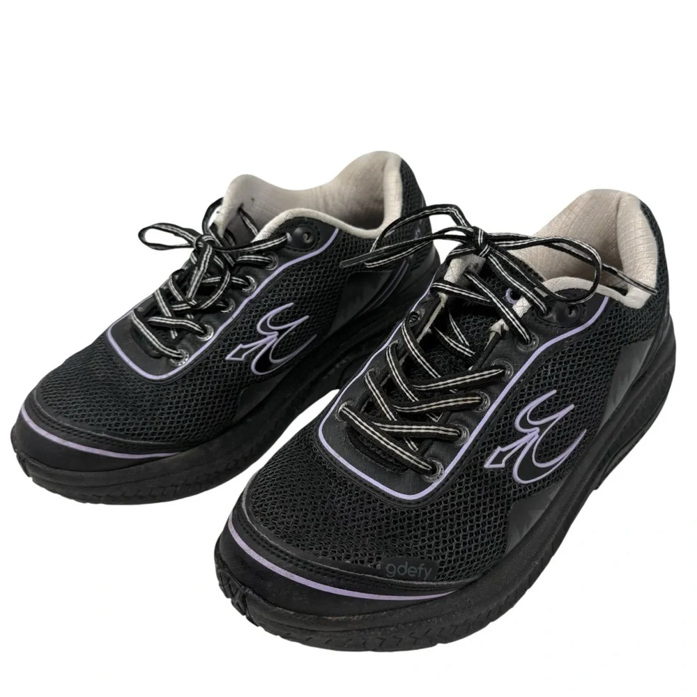 GDEFY Gravity Defyer Shoes Womens Size 8 Gray Mighty Walk Athletic Outdoors